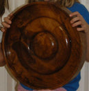 MegaChess 14 Inch Individual Light Teak Giant Checker |  | MegaChess.com