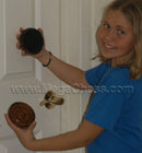 MegaChess 4 Inch Teak Giant Checkers |  | MegaChess.com