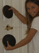 MegaChess 6 Inch Individual Dark Teak Giant Checker |  | MegaChess.com