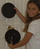 MegaChess 7 Inch Teak Giant Checkers |  | MegaChess.com