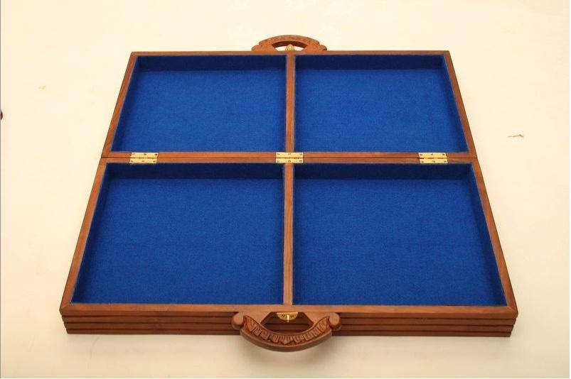MegaChess MegaBox Teak Giant Chess Board With 4 Inch Squares - 2' 10" x 2' 10" |  | MegaChess.com