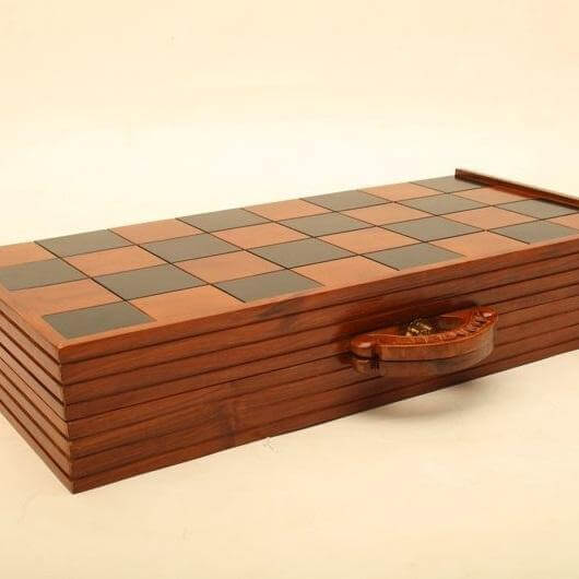 MegaChess MegaBox Teak Giant Chess Board With 4 Inch Squares - 2' 10" x 2' 10" |  | MegaChess.com