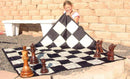Mega Chess Giant Chess Boards MegaChess Quick-Fold Nylon Giant Chess Mat With 6 Inch Squares