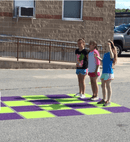 MegaChess Template For Giant Chess Board With 21 Inch Squares 14' x 14' |  | MegaChess.com