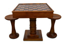Mega Chess Giant Chess Home Decor MegaChess Teak Giant Chess Table With 4 Inch Squares - 2' 10" x 2' 10"