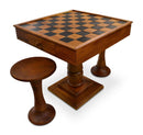 Mega Chess Giant Chess Home Decor MegaChess Teak Giant Chess Table With 4 Inch Squares - 2' 10" x 2' 10"