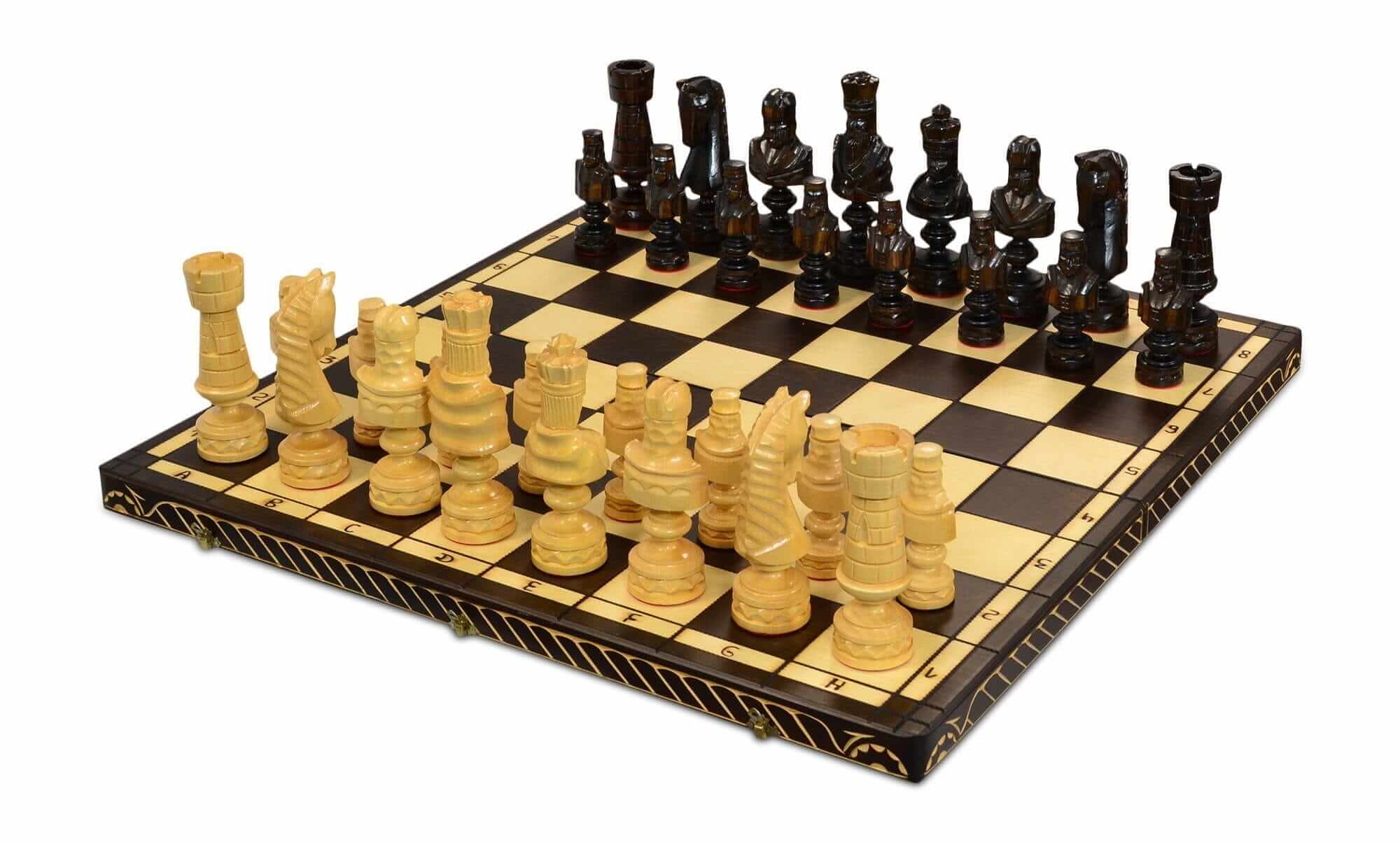MegaChess 8 Inch Polish Birch Giant Chess Set |  | MegaChess.com