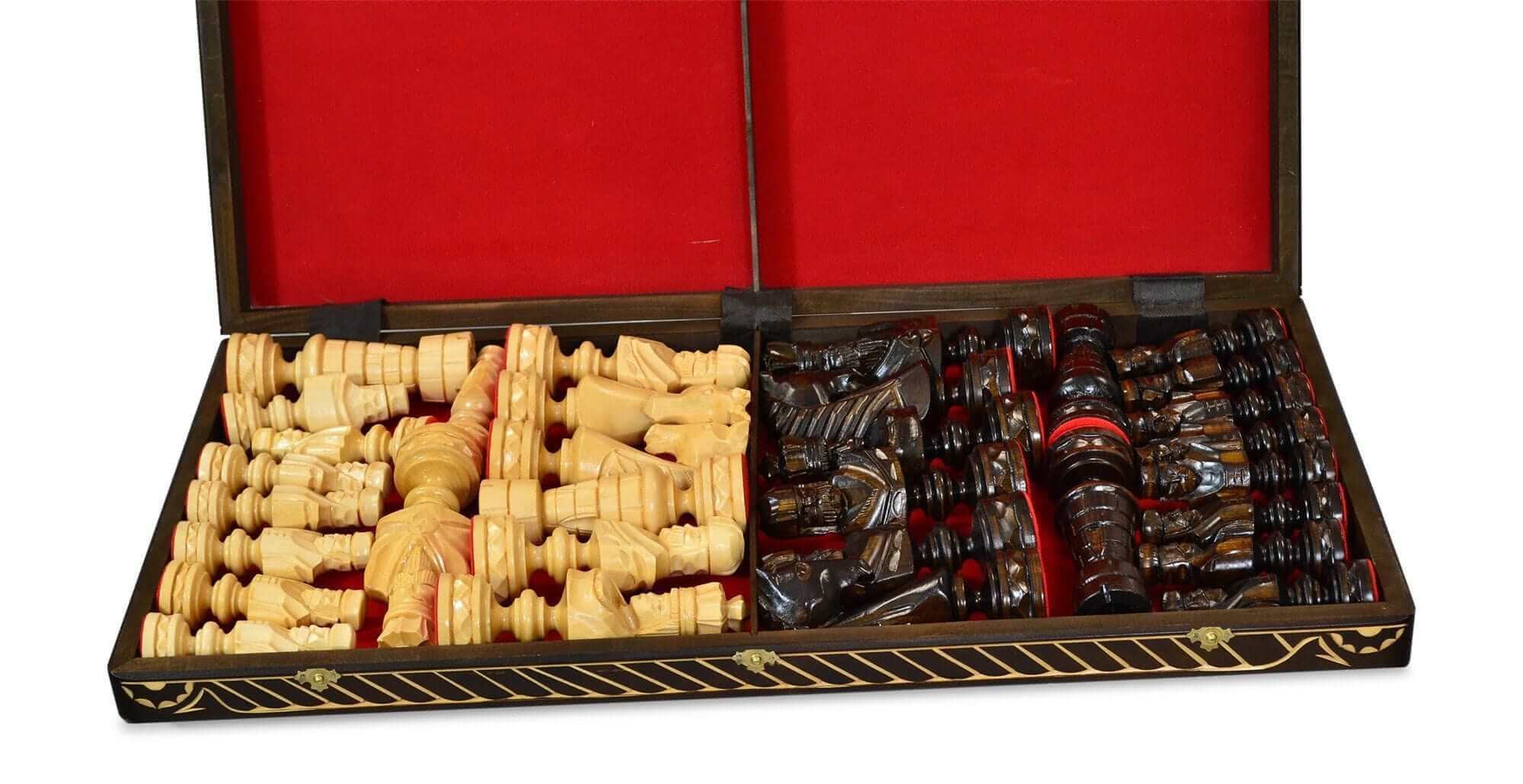 MegaChess 8 Inch Polish Birch Giant Chess Set |  | MegaChess.com