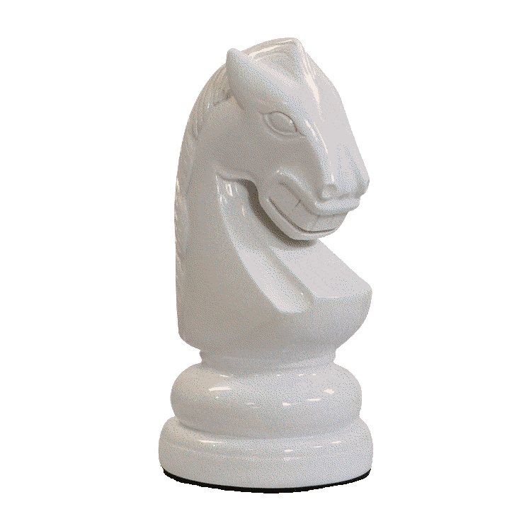 MegaChess 16 Inch Custom Fiberglass Knight Giant Chess Piece |  | MegaChess.com