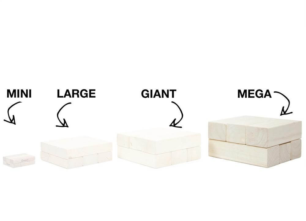 Customized Mega Tumble Tower Hardwood |  | MegaChess.com