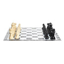 MegaChess Board Games MP08 - Vinyl Mat MegaChess Plastic 8 Inch Giant Chess Set