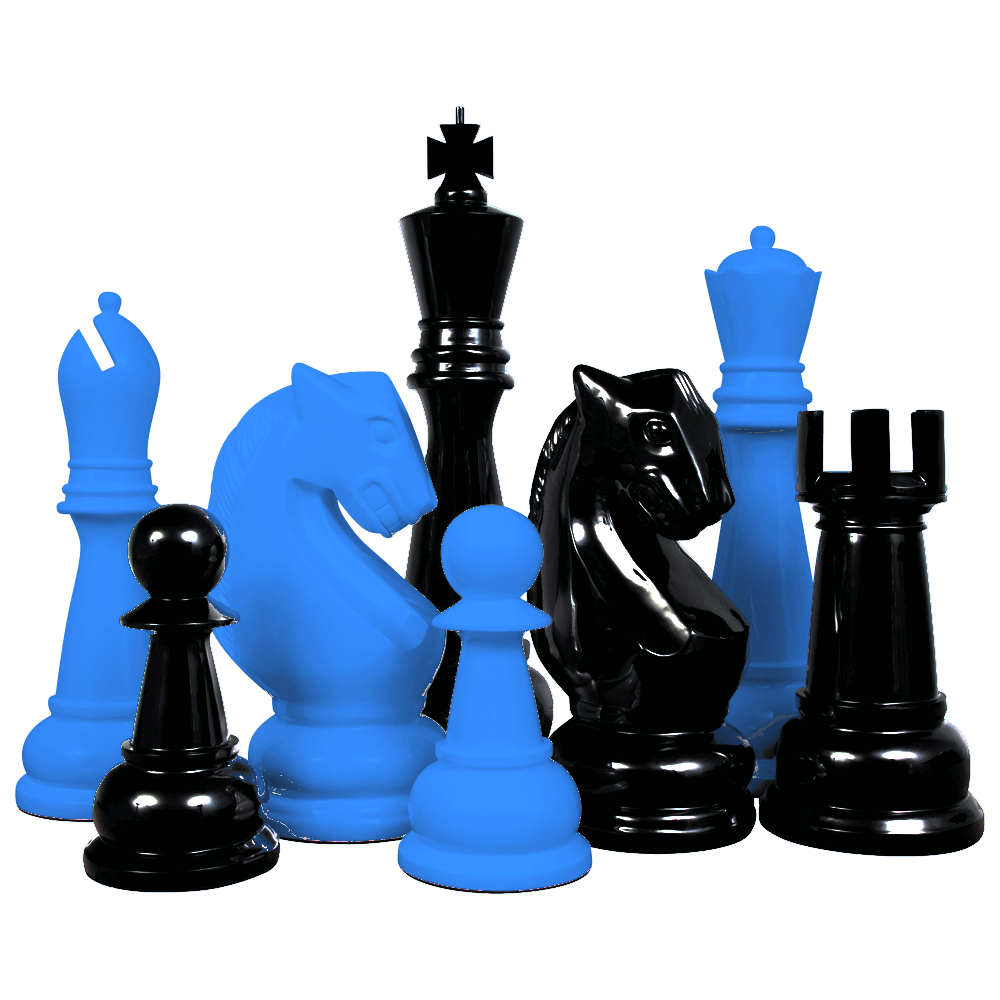 MegaChess Change One Color MegaChess Custom 24 Inch Fiberglass Giant Chess Set