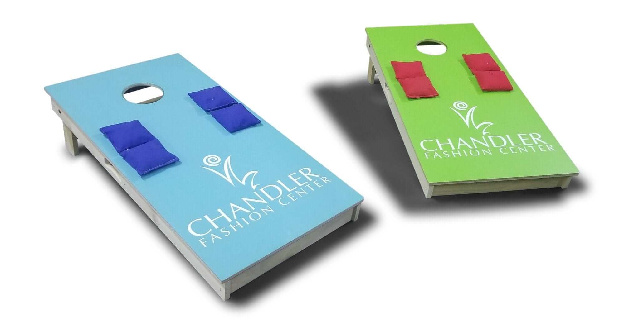 MegaChess Cornhole Games Custom All Weather Premium Tournament Size Cornhole Board - 4' x 2'