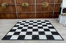 MegaChess Custom Color Hard Plastic Chessboard with 12 Inch Squares With Edge Ramps