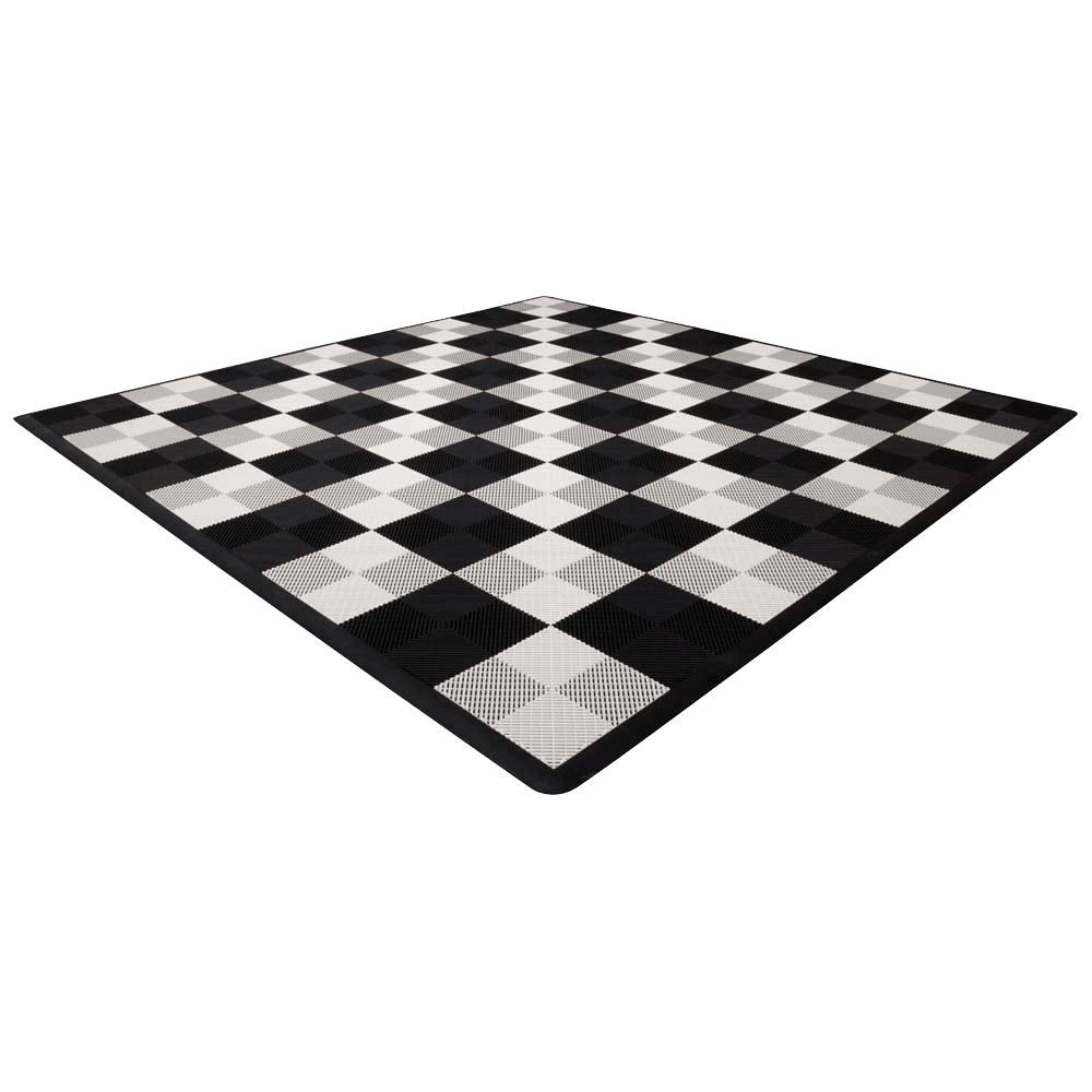 Custom Color Hard Plastic Giant Chess Board With 18 Inch Squares with Safety Edge Ramps |  | MegaChess.com