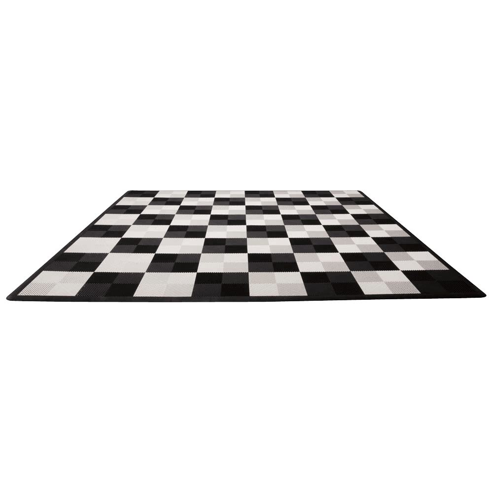Custom Color Hard Plastic Giant Chess Board With 18 Inch Squares with Safety Edge Ramps |  | MegaChess.com