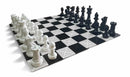 MegaChess Floor Games MegaChess 16 Inch Plastic Giant Chess Set With Commercial Grade Roll-up Chessboard
