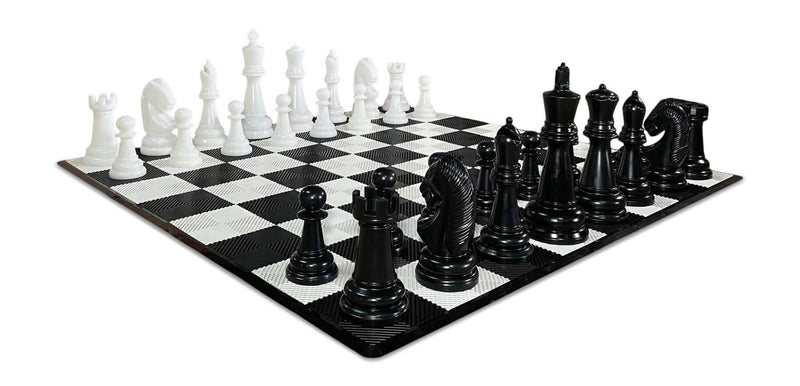 MegaChess Floor Games MegaChess 26 Inch Perfect Light-up LED Giant Chess Set  - Option 1 - Day and Night Value Set