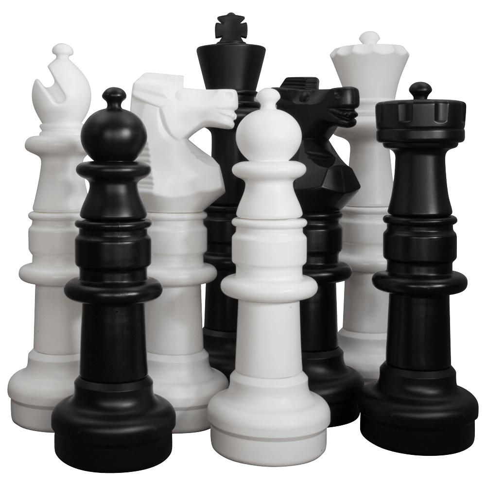MegaChess Floor Games MegaChess 37 Inch Plastic Giant Chess Set with Plastic Board