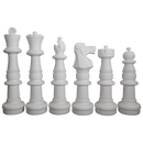 MegaChess Floor Games MegaChess 37 Inch Plastic Giant Chess Set with Plastic Board
