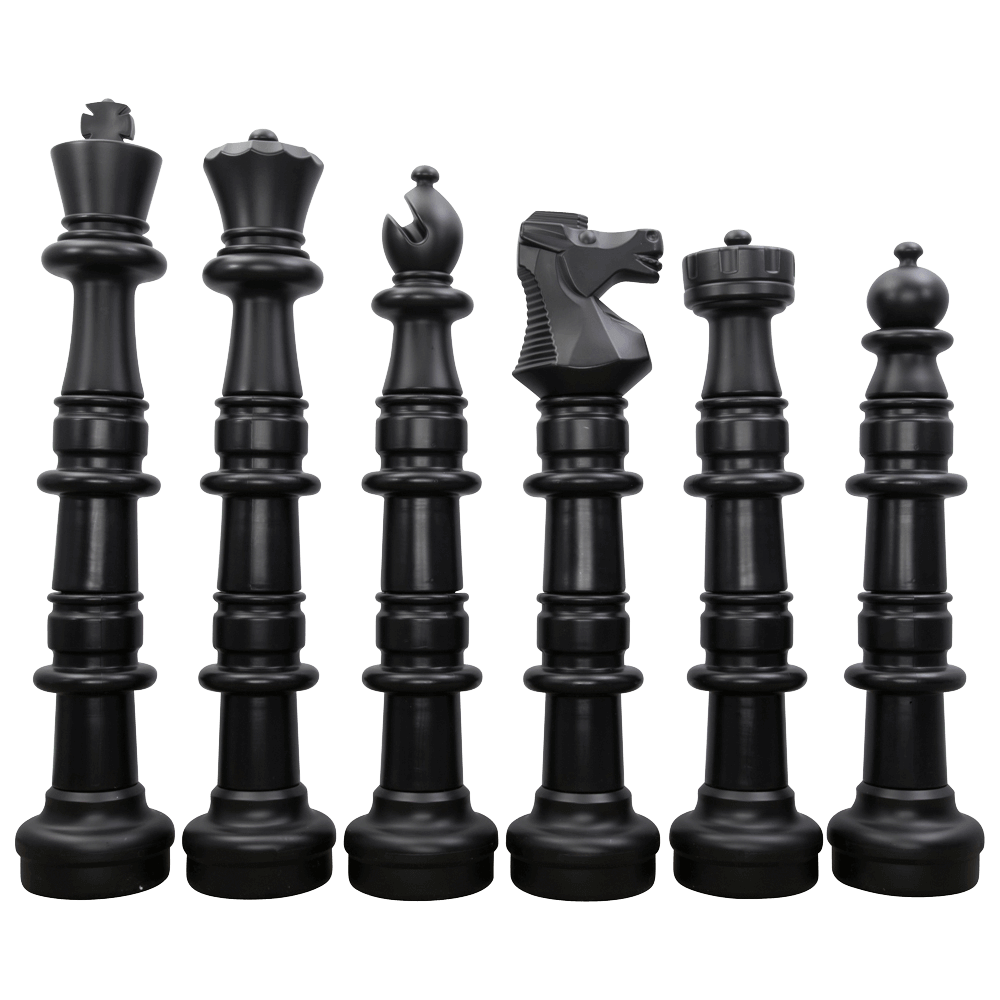 MegaChess Floor Games MegaChess 49 Inch Plastic Giant Chess Set with Plastic Board