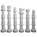 MegaChess Floor Games MegaChess 49 Inch Plastic Giant Chess Set with Plastic Board