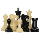 MegaChess Floor Games MEGACHESS Large Chess Set  8-inch King with Large Checkers Set and Giant Vinyl Chess Mat