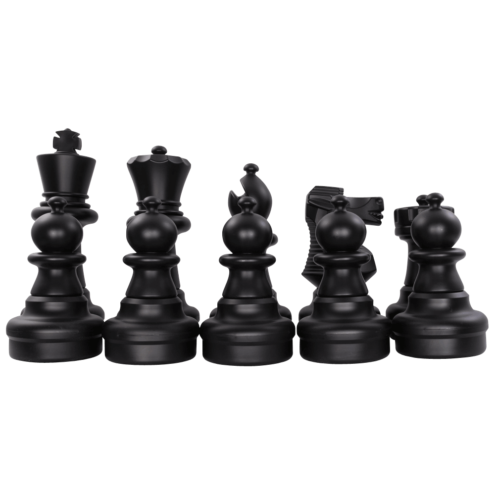 MegaChess MegaChess 25" Chess Set - Black Side Only