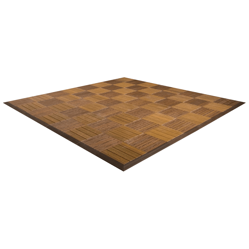 MegaChess MegaChess Commercial Grade Synthetic Wood Giant Chess Board 12 Inch Squares Optional Safety Edge Ramps