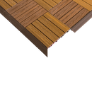 MegaChess MegaChess Commercial Grade Synthetic Wood Giant Chess Board 12 Inch Squares Optional Safety Edge Ramps