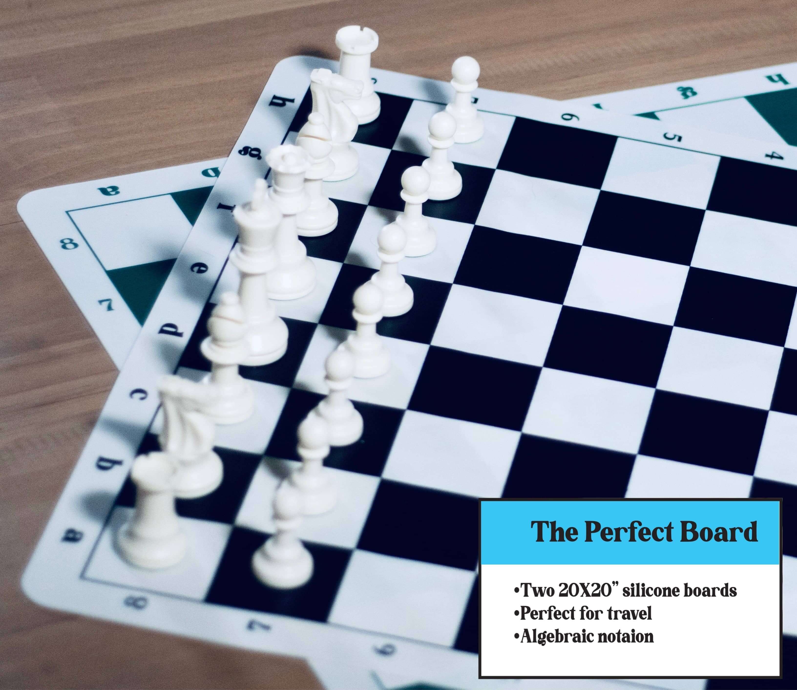 MegaChess Staunton Triple Weighted Chess Set