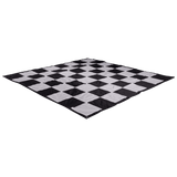 megachess-usd MegaChess Quick-Fold Nylon Giant Chess Mat with 8 Inch Squares