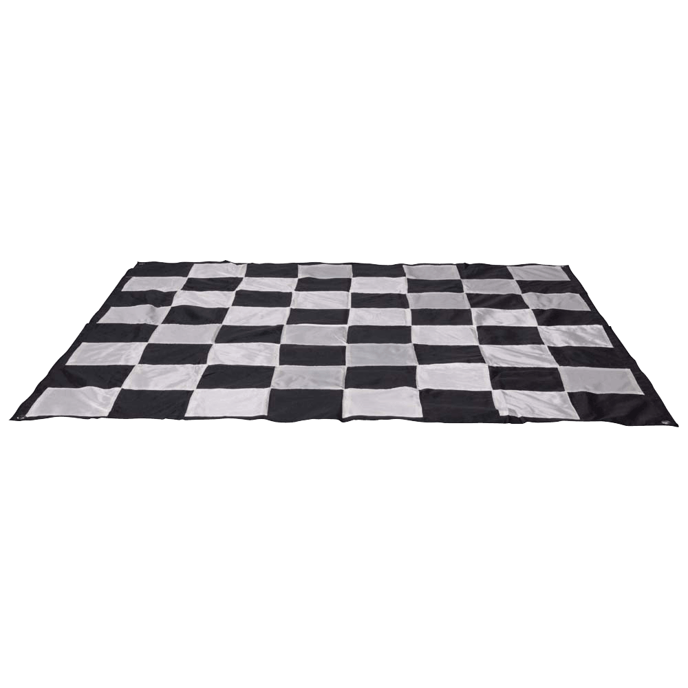 megachess-usd MegaChess Quick-Fold Nylon Giant Chess Mat with 8 Inch Squares