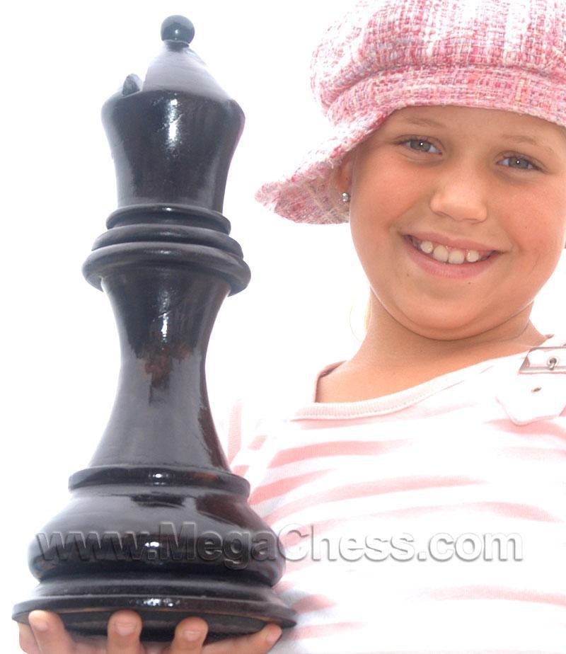 MegaChess 12 Inch Dark Teak Bishop Giant Chess Piece |  | MegaChess.com