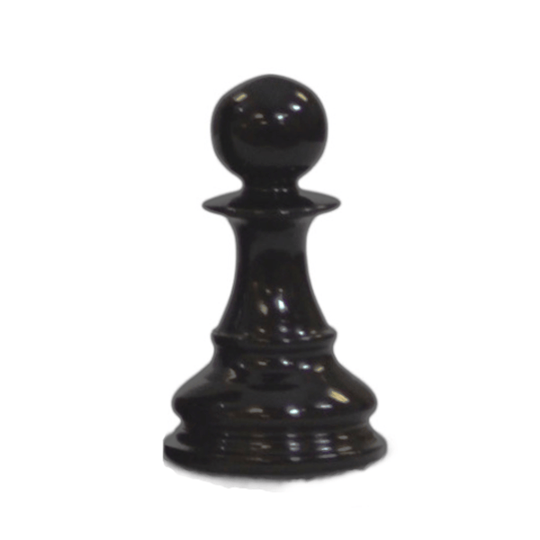MegaChess 4 Inch Dark Teak Pawn Giant Chess Piece |  | MegaChess.com